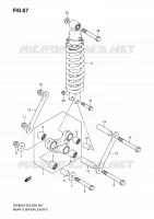 SHOCK ABSORBER LINKAGE for Suzuki SV 650 2004