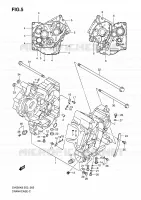 CRACKCASE COVER for Suzuki SV 650 2008
