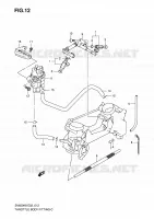 THROTTLE BODY FITTING for Suzuki SV 650 2008