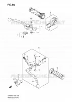 GRIPS & LEVERS (MODEL K8/K9) for Suzuki SV 650 2008