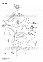 FUEL TANK (MODEL L0) for Suzuki SV 650 2010