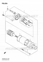 STARTER MOTOR (MODEL L0) for Suzuki SV 650 2010