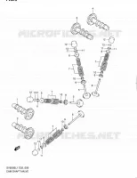 CAMSHAFT   VALVES for Suzuki SV 650 2011