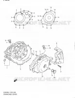 CRACKCASE COVER for Suzuki SV 650 2011