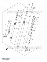 FRONT FORK (SV650SAL1 E24) for Suzuki SV 650 2011