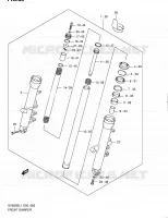 FRONT FORK (SV650SL1 E02) for Suzuki SV 650 2011