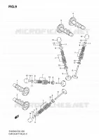 CAMSHAFT   VALVES for Suzuki SV 650 2008