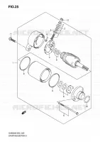 STARTER MOTOR (MODEL K8/K9) for Suzuki SV 650 2008