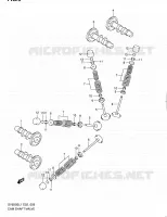 CAMSHAFT   VALVES for Suzuki SV 650 2011