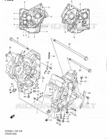 CRACKCASE COVER for Suzuki SV 650 2011
