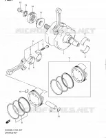 CRANKSHAFT for Suzuki SV 650 2011