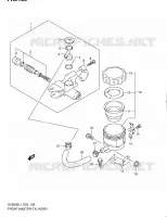 FR. MASTER CYLINDER (SV650SL1 E02) for Suzuki SV 650 2011