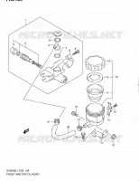 FR. MASTER CYLINDER (SV650SUL1 E24) for Suzuki SV 650 2011