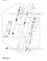 FRONT FORK (SV650SL1 E02) for Suzuki SV 650 2011