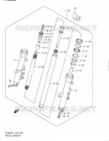 FRONT FORK (SV650SL1 E24) for Suzuki SV 650 2011