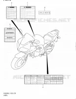 LABEL (SV650SAL1 E24) for Suzuki SV 650 2011
