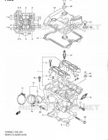 REAR CYLINDER HEAD for Suzuki SV 650 2011