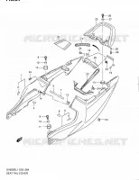REAR FAIRING for Suzuki SV 650 2011