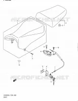 SEAT (SV650SAL1 E24) for Suzuki SV 650 2011