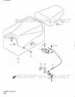 SEAT (SV650SL1 E24) for Suzuki SV 650 2011