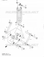SHOCK ABSORBER LINKAGE (SV650SL1 E02) for Suzuki SV 650 2011
