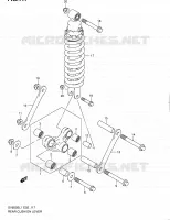 SHOCK ABSORBER LINKAGE (SV650SUL1 E24) for Suzuki SV 650 2011
