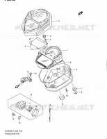 SPEEDOMETER (SV650SAL1 E24) for Suzuki SV 650 2011