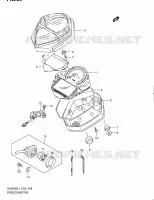 SPEEDOMETER (SV650SL1 E24) for Suzuki SV 650 2011