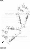 CAMSHAFT   VALVES for Suzuki SV 650 2012