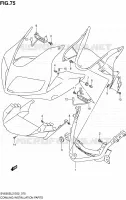 FAIRING INSTALLATION PARTS for Suzuki SV 650 2012
