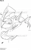 FAIRING for Suzuki SV 650 2012