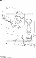 FR. MASTER CYLINDER (SV650SL2 E02) for Suzuki SV 650 2012