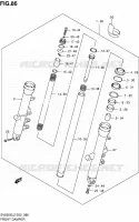 FRONT FORK (SV650SL2 E24) for Suzuki SV 650 2012
