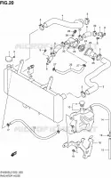 RADIATOR HOSE   EXPANSION TANK for Suzuki SV 650 2012