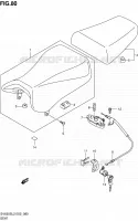 SEAT (SV650SL2 E02) for Suzuki SV 650 2012