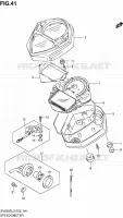 SPEEDOMETER (SV650SAL2 E24) for Suzuki SV 650 2012
