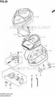 SPEEDOMETER (SV650SL2 E24) for Suzuki SV 650 2012