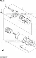 STARTER MOTOR for Suzuki SV 650 2012