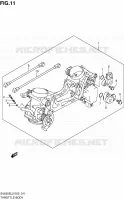 THROTTLE BODY for Suzuki SV 650 2012