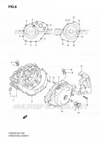 CRACKCASE COVER for Suzuki SV-S 650 2009