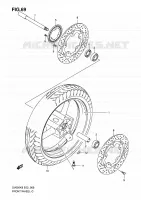 FR. WHEEL (VOIR NOTE) for Suzuki SV-S 650 2009
