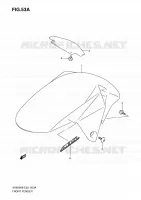 FRONT FENDER (MODEL K9) for Suzuki SV-S 650 2009