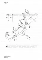 MUFFLER for Suzuki SV-S 650 2009
