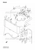 RADIATOR HOSE   EXPANSION TANK for Suzuki SV-S 650 2009
