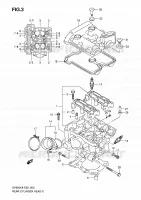 REAR CYLINDER HEAD for Suzuki SV-S 650 2009