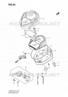 SPEEDOMETER (SV650SK8/SK9/SUK8/SUK9/SL0/SUL0) for Suzuki SV-S 650 2009