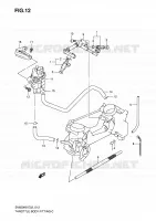 THROTTLE BODY FITTING for Suzuki SV-S 650 2009