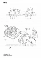 CRACKCASE COVER for Suzuki SV 650 2009