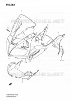 FAIRING (MODEL K9 WITH COWLING) for Suzuki SV 650 2009
