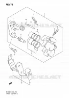 FRONT CALIPER (VOIR NOTE) for Suzuki SV 650 2009